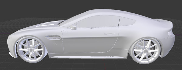 3d model highpoly aston martin v12 - Aston Martin V12 Vantage High-Poly by Oscar Johansson